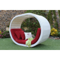 Wicker PE Rattan Round Sun Lounger